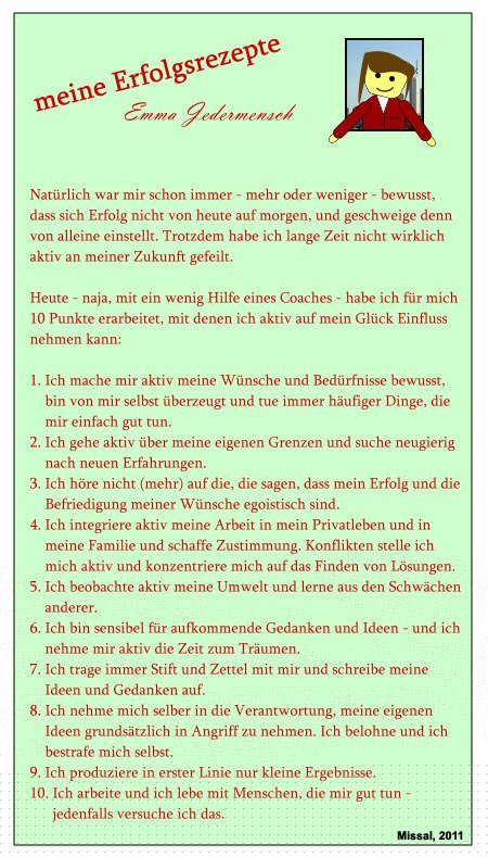 10 Rezepte zum Erfolgreich werden