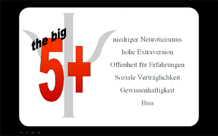 big five - Persönlichkeitstypen